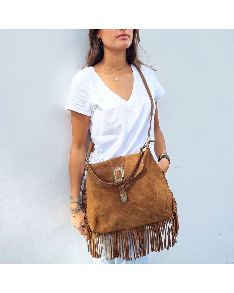 sac franges daim Janis