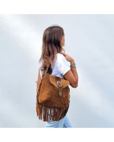 sac franges daim Janis