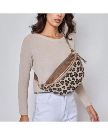 sac banane leopard