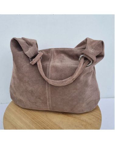 sac hobo porté épaule taupe