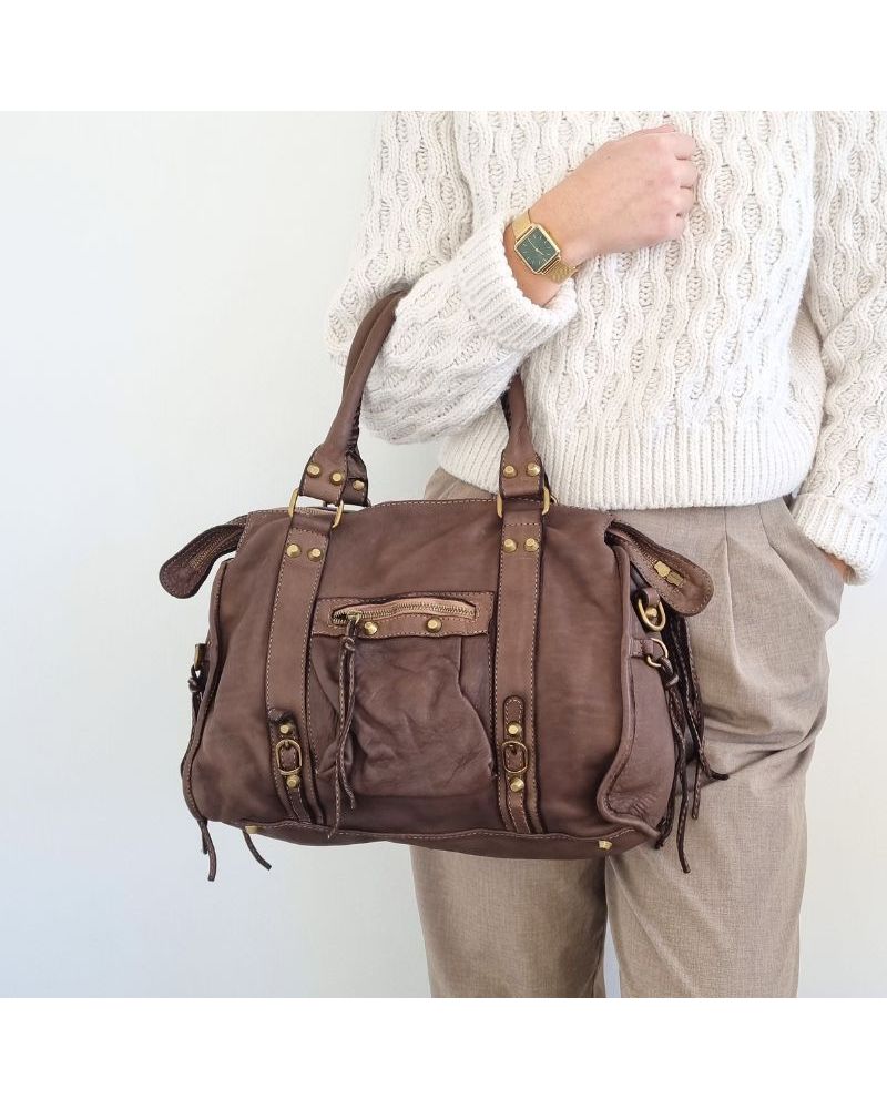 sac esprit vintage taupe